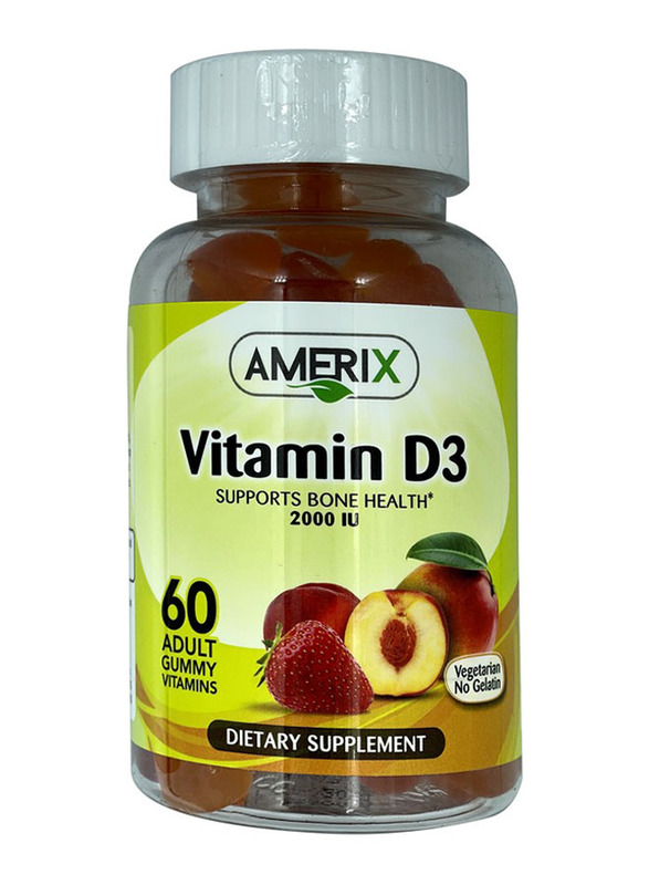 

Amerix Adult Vitamin D3 2000 I U Dietary Supplement, 60 Gummies