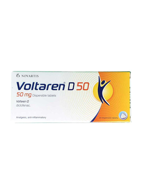 

Novartis Voltaren D 50mg, 20 Tablets