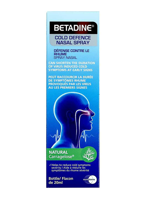 

Betadine Cold Defence Nasal Spray, 20ml