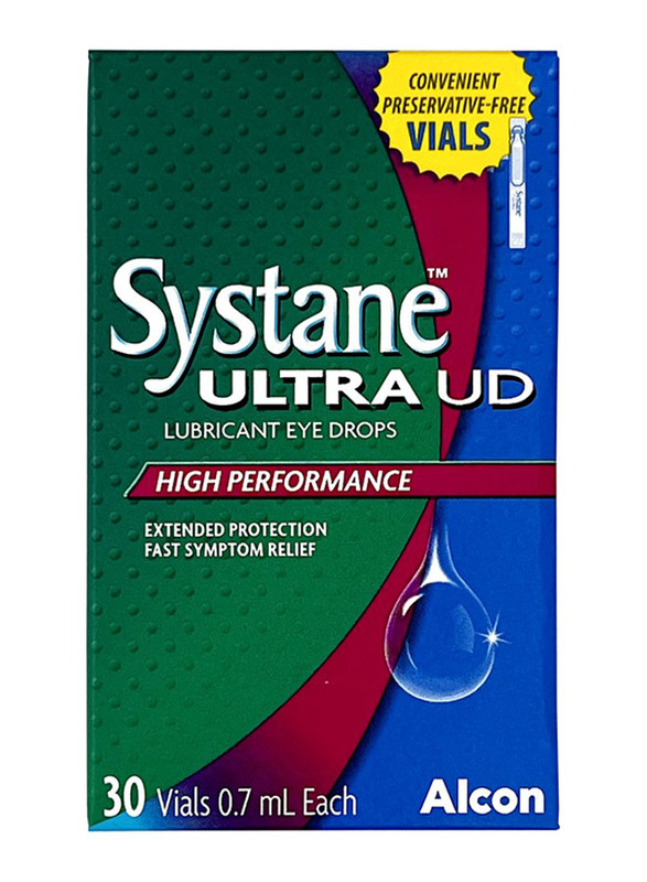 

Alcon Systane Ultra UD Lubricant Eye Drops, 30 Vials
