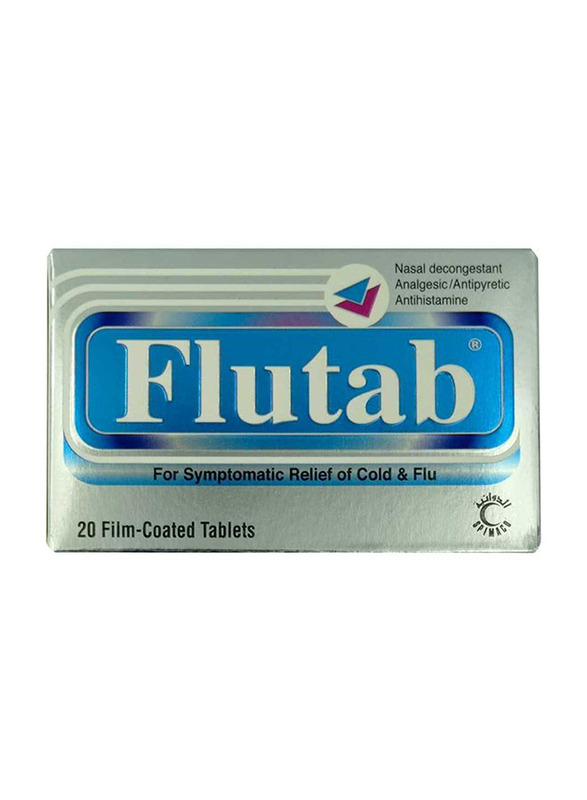 

Spimaco Flutab for Symptomatic Relief of Cold & Flu, 20 Tablets