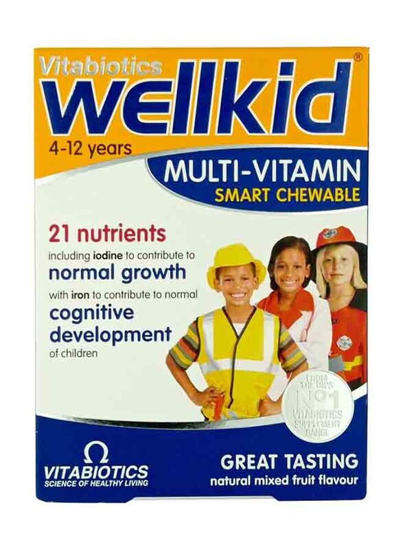 

Vitabiotics Wellkid Multivitamin Chewable, 30 Tablets