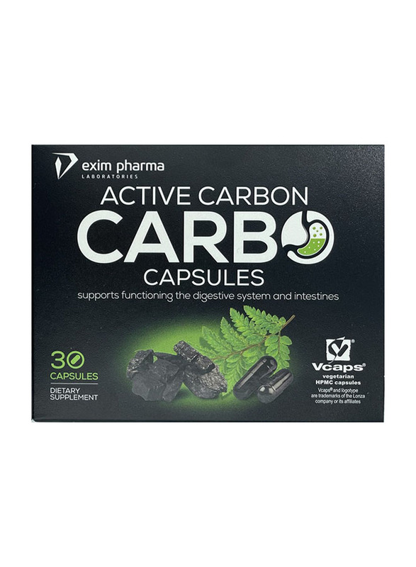 

Active Carbon Carbo, 30 Capsules