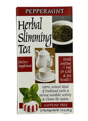 21st Century Herbal Slimming Tea Peppermint Tea Bags, 24 Pieces