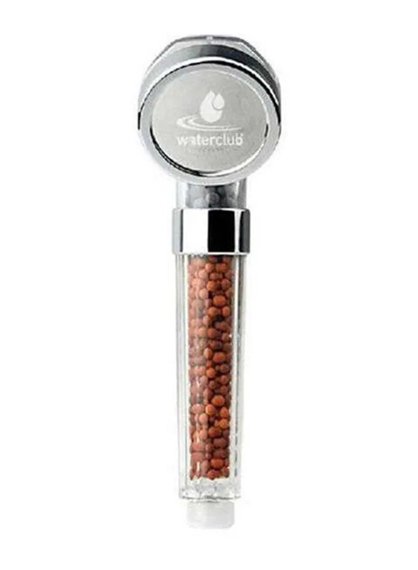 WaterClub Shower Filter Head, Clear/Silver