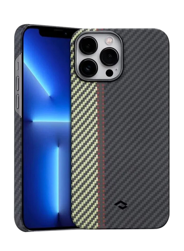 

Pitaka Apple iPhone 13 Pro Max Fusion Weaving MagEZ Case 2 Magnetic Mobile Phone Case Cover with 3D Grip Touch, Overture
