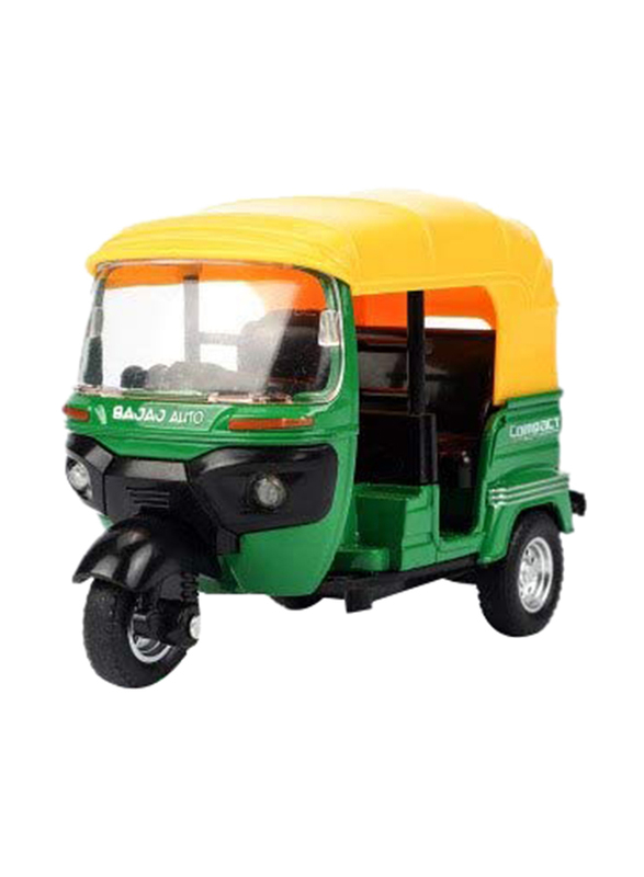 

Generic High Simulation India Tuk Tuk Taxi Pull Back Light Sound Toy, Ages 6+, Green