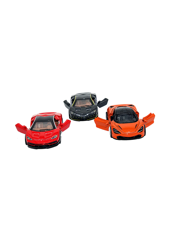 

Generic Mclaren Pull Back & Go Kings Edition Die Cast Car, Ages 3+, Red
