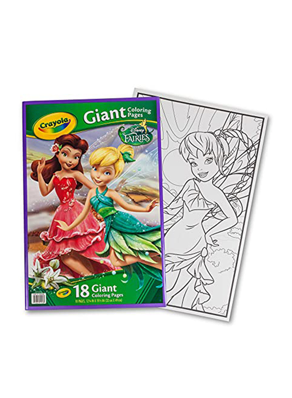 

Crayola Beauty Fairie 18 Giant Colouring Pages, Multicolour