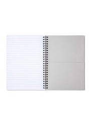 Ferrari College Ruled Notebook with Margin, 150 Sheets, 90 GSM, A4 Size, Red