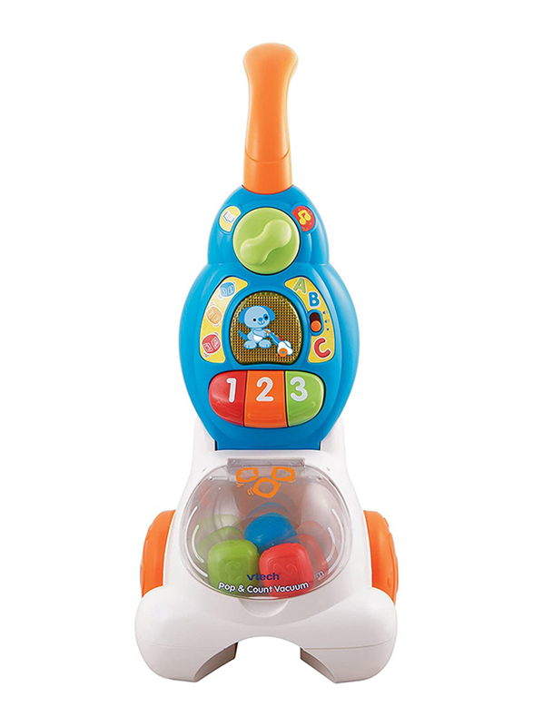 

Vtech Pop and Count Vacuum Push Toy, Upto 12 Months, Multicolour