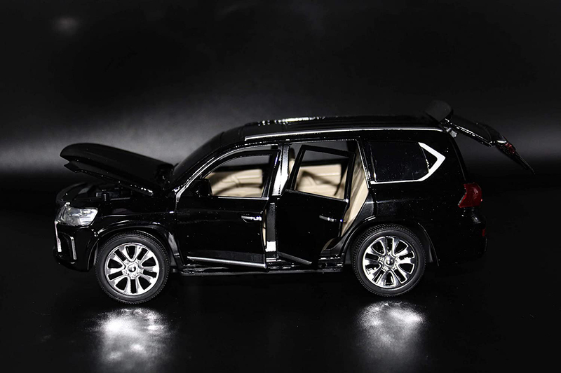 

Generic 1:24 Lexus LX570 Cars Model Die Cast Sound & Light Pull Back Vehicle Toy, Ages 3+, Black
