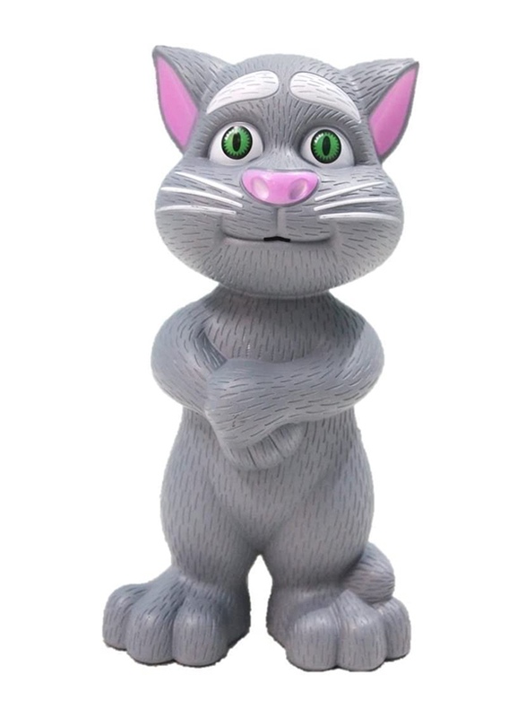 

Yeehaw Intelligent Talking Tom Cat with Recording Music Story & Touch Functionality, Ages 3+, Grey