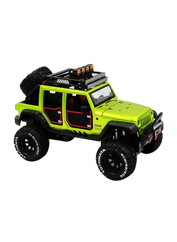 

Generic Off-Road Kings Jeep Wrangler Diecast Vehicle (1:24 Scale), Ages 3+, Green