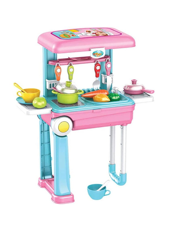 

Jade Pretend Play Luggage Lights & Sound Kitchen Kit with Suitcase Trolley, Ages 3+, Multicolour