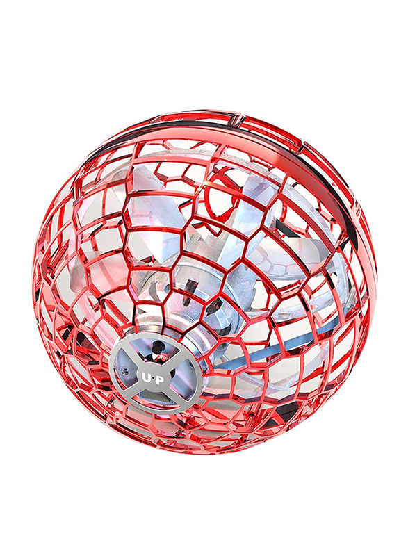

Generic Fly Nova Pro Boomerang Spinner Dynamic RGB Lights Double Pass Flying Ball, Ages 3+, Red