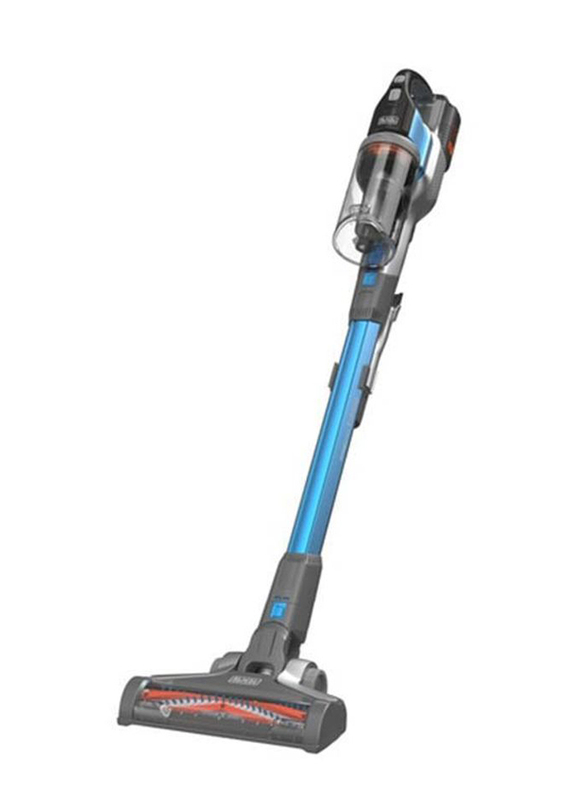 Black+Decker 4-In-1 Cordless Upright Stick Vacuum Cleaner, 0.75L, BHFEV362D-GB, Blue/Grey