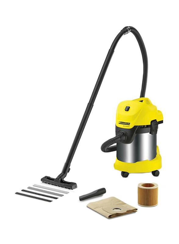 

Karcher Vacuum Cleaner, 17L, 1000W, MV3/WD3, Yellow/Black