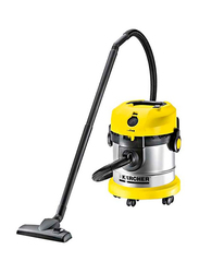 Karcher Multi-Purpose Vacuum Cleaner, 20L, 1600W, 17239610, Yellow/Silver/Black
