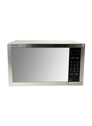Sharp 34L 11 Power Levels Microwave Oven, 1100W, R-77AT-ST, Grey