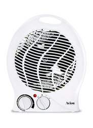 Avion Fan Heater with 4 Heat Setting, AFH356, White