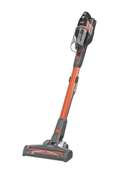 Black+Decker 4-In-1 Cordless Upright Stick Vacuum Cleaner, 0.65L, BHFEV182C-GB Orange/Grey