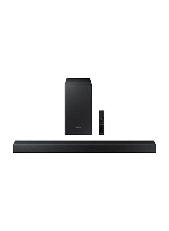 Samsung 2.1-Channel Soundbar System with Wireless Subwoofer, HW-T450/ZN, Black