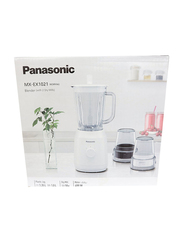 Panasonic 4-Piece Blender Set, 400W, MX-EX1021, White/Clear