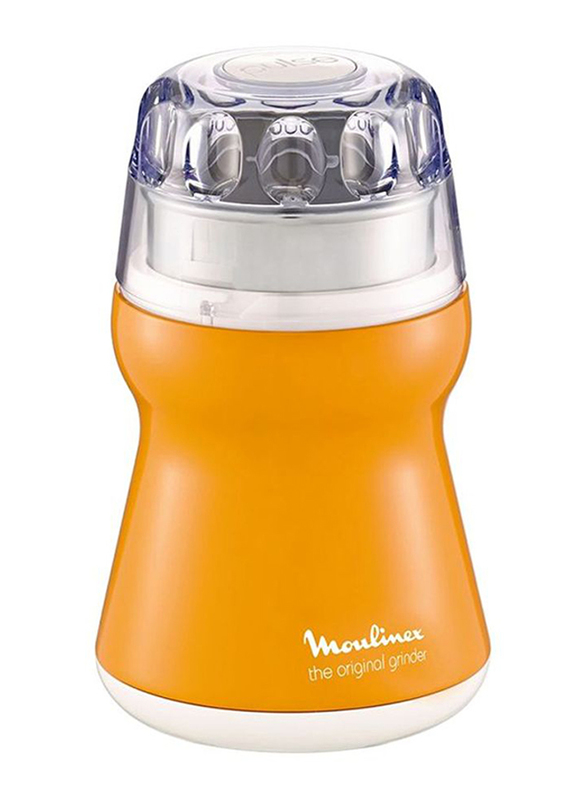 

Moulinex Electric Grinder, 180W, AR110010, Orange/White/Clear