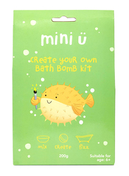 Mini U 200gm Create Your Own Bath Bomb Kit for Kids, Ages 6+, Green