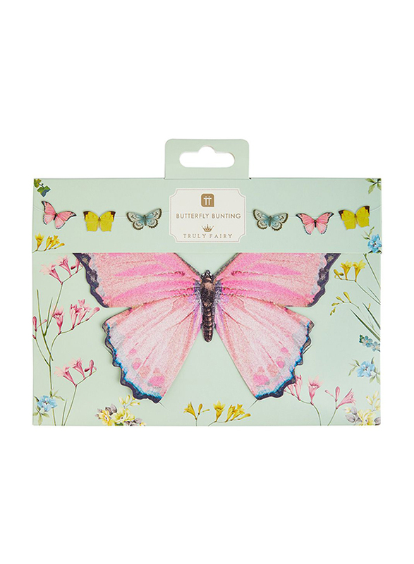

Talking Tables Truly Fairy Butterfly Bunting, 2.5 Meters, Multicolour