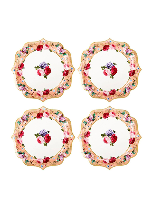 

Talking Tables 31cm 4-Piece Truly Scrumptious Serving Paper Platter Set, Multicolour