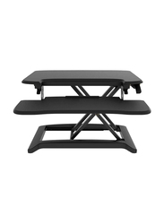 Efurnit Ergonomic Adjustable Sit-Standing Workstation Desktop for 33 inch Series, Black
