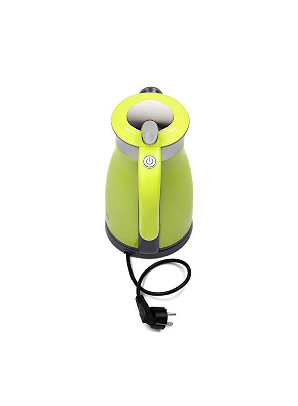 Hubimex 1.7L Stainless Steel Thermos Electric Kettle, Green