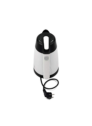 Hubimex 1.7L Stainless Steel Thermos Electric Kettle, White