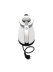 Hubimex 1.7L Stainless Steel Thermos Electric Kettle, White/Grey