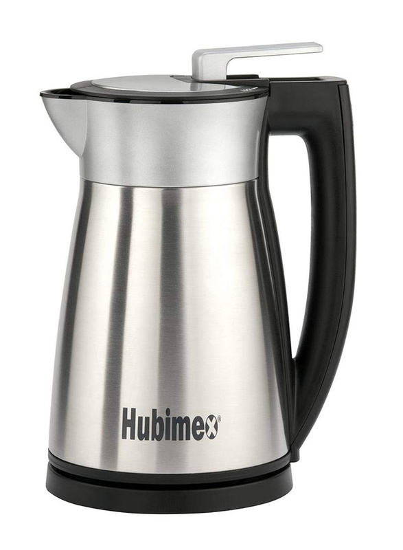 Hubimex 1.5L Stainless Steel Thermos Electric Kettle, Silver
