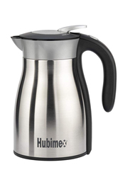 Hubimex 1.7L Stainless Steel Thermos Electric Kettle, Silver/Grey