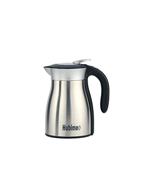 Hubimex 1.5L Stainless Steel Thermos Electric Kettle, Silver/Black