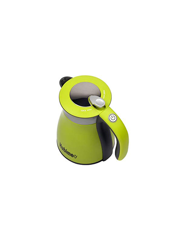 Hubimex 1.2L Stainless Steel Thermos Electric Kettle, Green