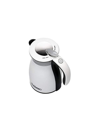 Hubimex 1.5L Stainless Steel Thermos Electric Kettle, White/Black