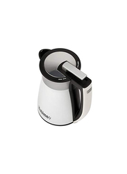 Hubimex 1.5L Stainless Steel Thermos Electric Kettle, White