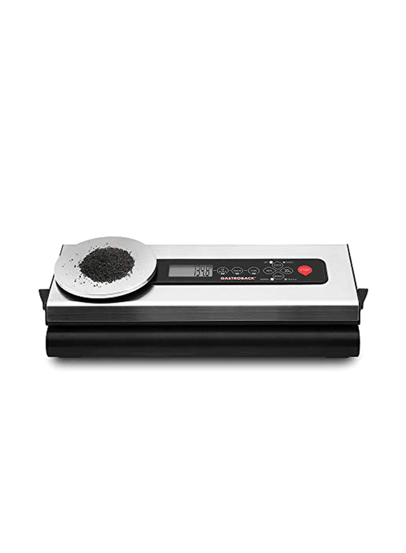 

Gastroback Design Advanced Vacuum Sealer With Digital Scale, 46012, Black/Silver