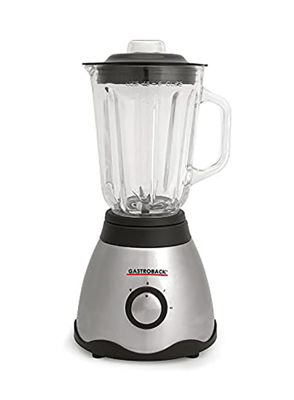 

Gastroback 1.5 L Vital Tabletop Stainless Steel Mixer Blender, 850W, Black