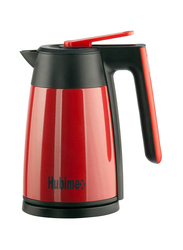 Hubimex 1.7L Stainless Steel Thermos Electric Kettle, Red