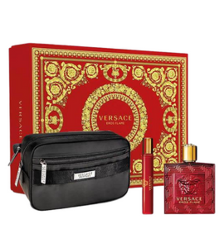 

VOYAGE ROYAL Versace Eros Flame M EDP Perfume 100 Ml +Pouch+10Ml Mini Set