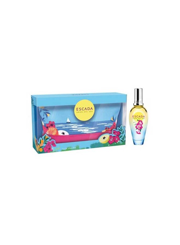 

Escada 2-Piece Agua Del Sol Gift Set for Women, 30ml EDT Perfume + Pouch