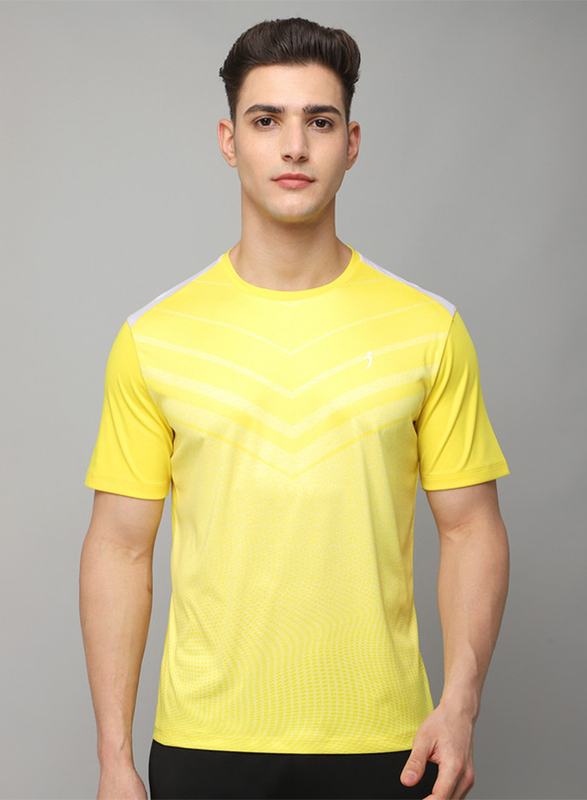 

Incite Racquet Sports T-Shirt for Men, Medium, Yellow