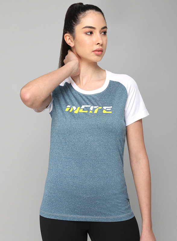 

Incite Training Sports T-Shirt for Women, Extra Small, Blue