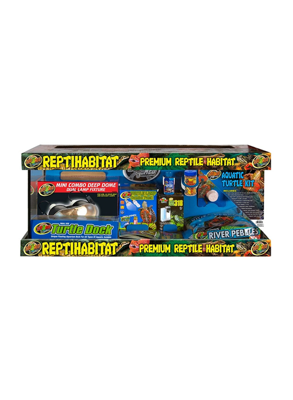 

Zoo Med Reptihabitat Aquatic Turtle Kit, Multicolour